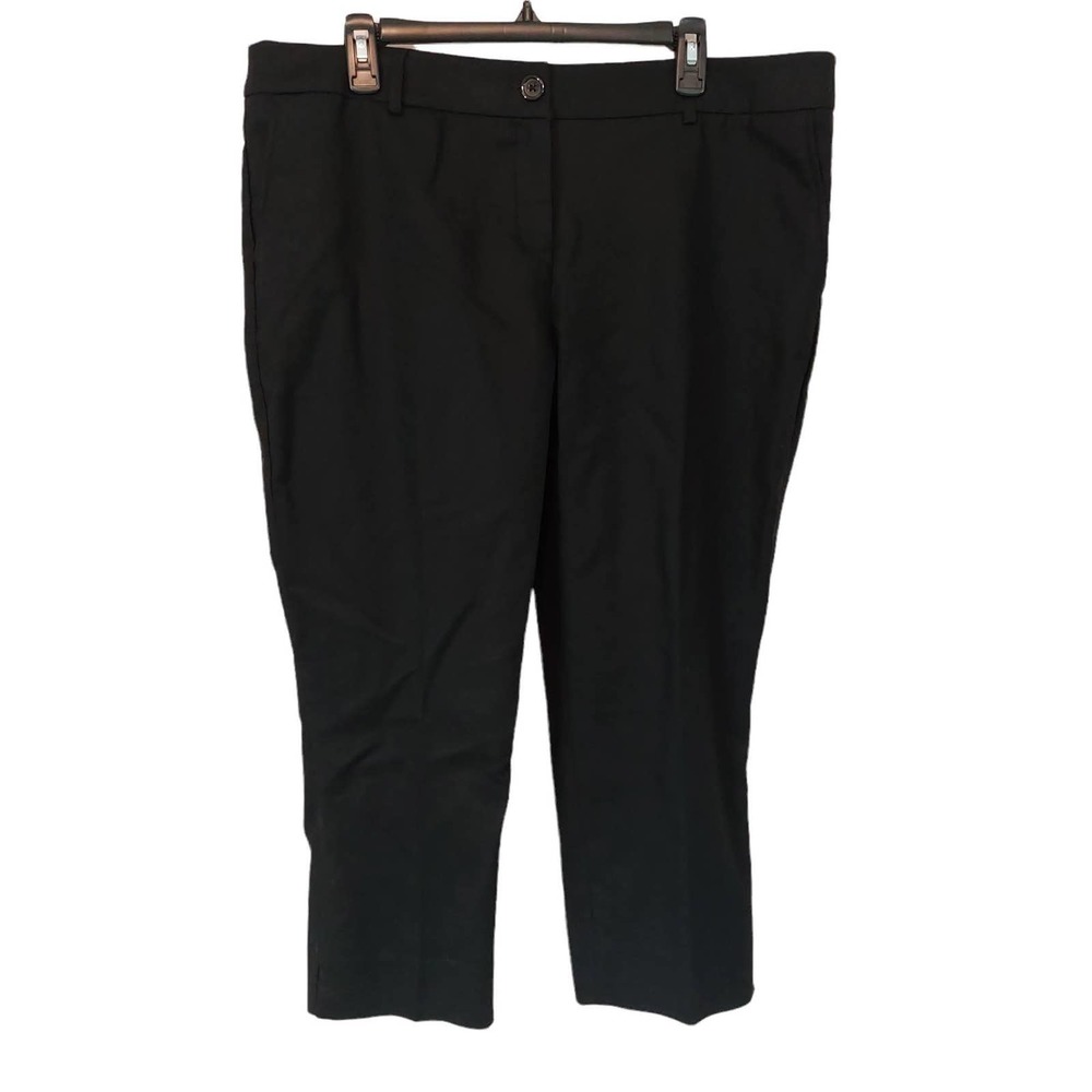 Hilary Radley black Size 16 capri dress slacks